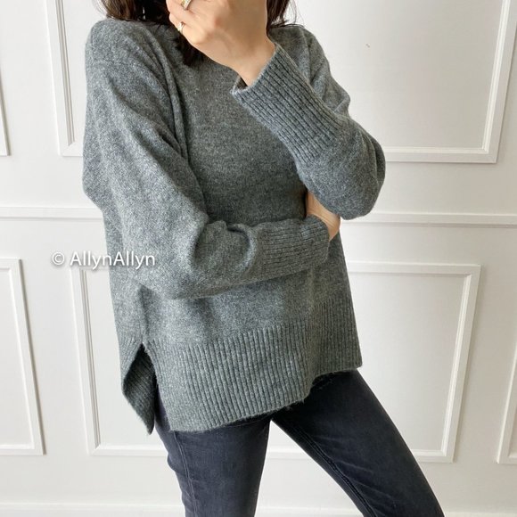 Sweaters - Soft Mock Neck Sweater - XS